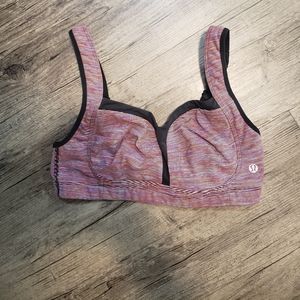 Lululemon sport bra multi colour sz 34D